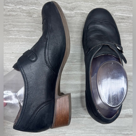 Dansko Livie Slip On Burnished Leather Saddle Loafer Women's Size 38 - Picture 4 of 13